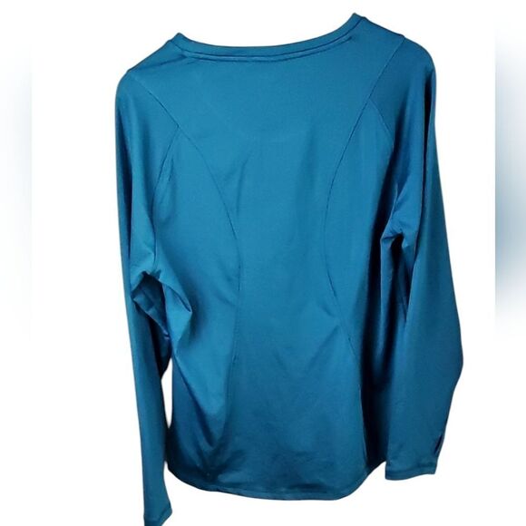 NWT Spyder Teal Green Base Layer Long Sleeve T-Shirt - Picture 2 of 7